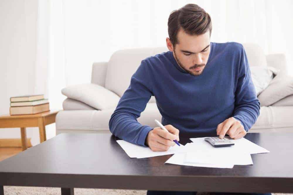 being responsible by paying bills