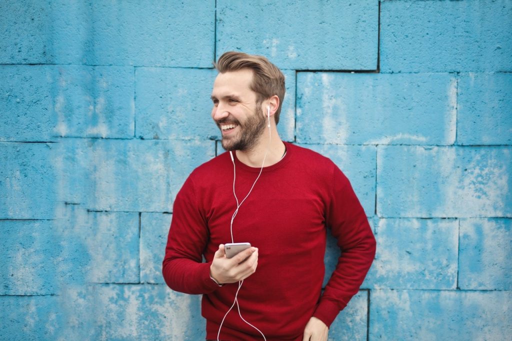 boosting endorphins by listening to music