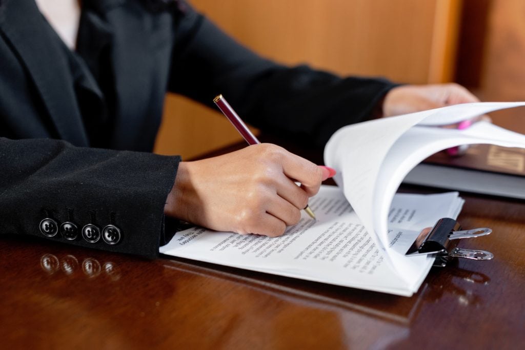 man and lawsuit pages