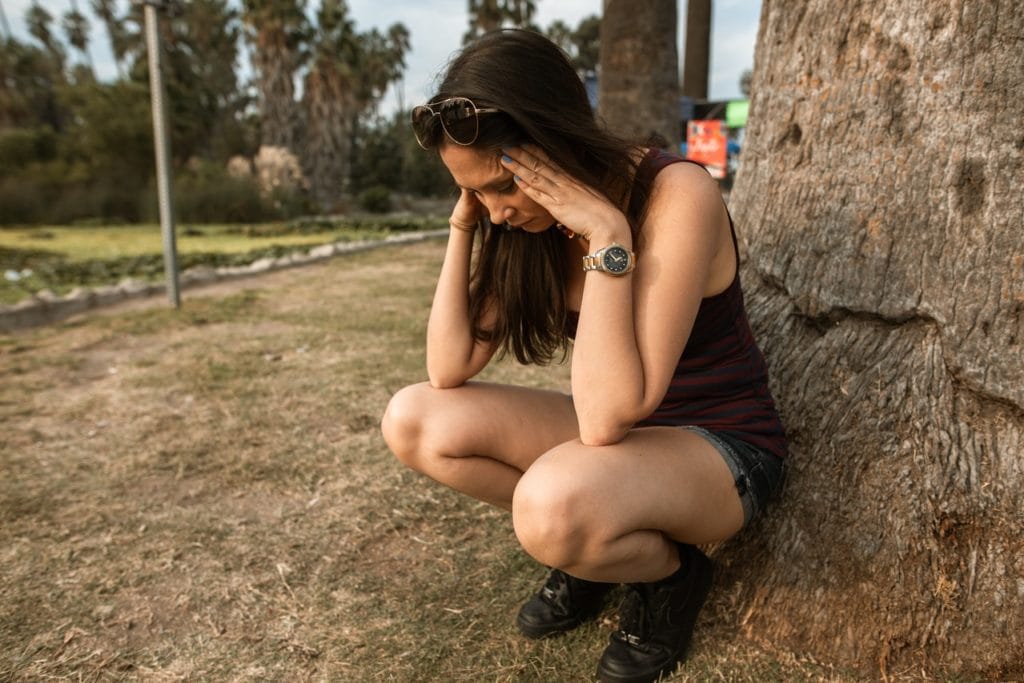 woman experiencing anxiety