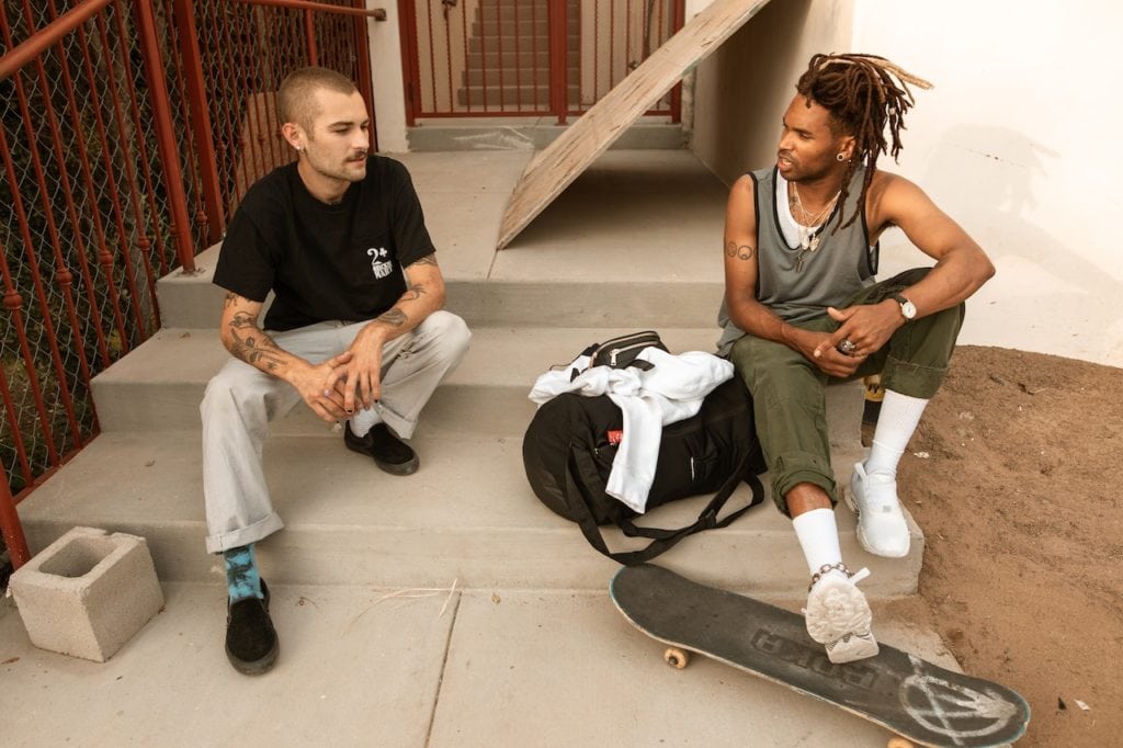two guys in a therpuetic community