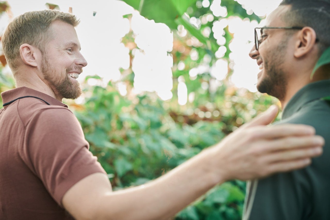 men at sober living home